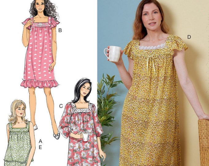 Butterick B6883 Sewing Pattern Misses Loose Fitting Pullover Square ...
