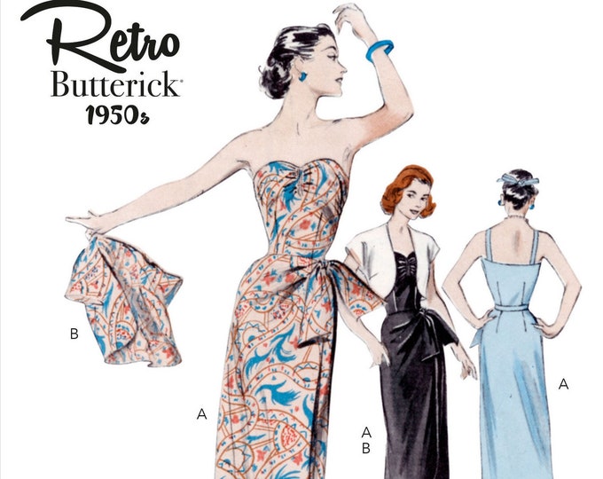 Butterick B6923 Sewing Pattern Misses Vintage 50s Reproduction ...
