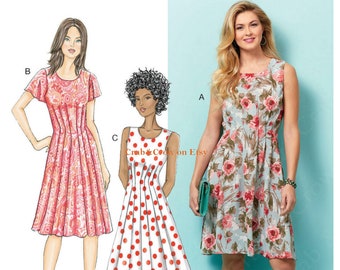 Misses' Dress Butterick Sewing Pattern B6555 - Etsy