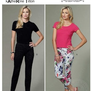 May include: A sewing pattern for pants and a top. The pattern is for sizes 16-18-20-22-24. The pattern is from Butterick and is designed by Katherine Tilton. The pattern number is B6461.