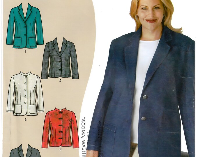 Simplicity 5624 Sewing Pattern for Womens Jacket in Two Lengths With ...