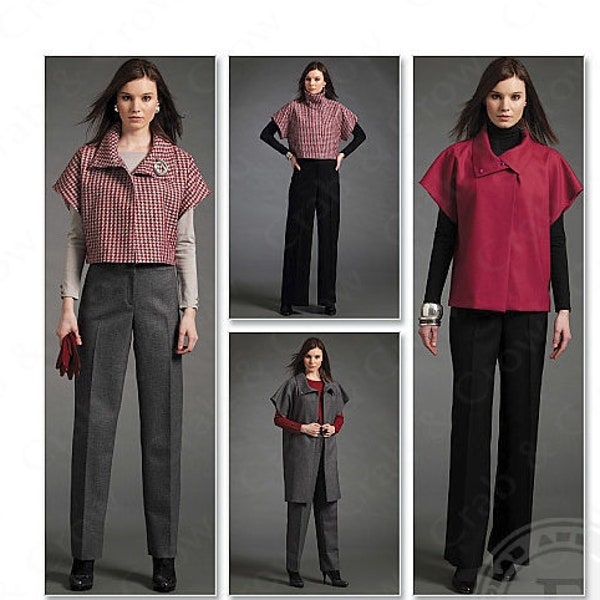 McCalls M5941 Sewing Pattern Misses Unlined Jacket in Three Lengths and Pants The Perfect Pantsuit sz 8-14 or 16-22 Uncut