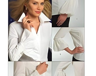 Mccalls 2156 Sewing Pattern Misses Button Front Shirt in Three Lengths ...