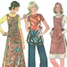 Vtg 70s McCalls 3845 Sewing Pattern A Carefree Pattern Misses Apron or Tunic sz S-M-L