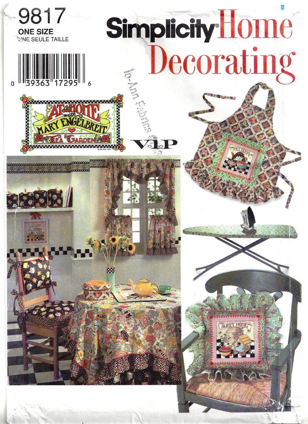 Simplicity 9817 Sewing Pattern Kitchen Accesories Mary Englebreit ...