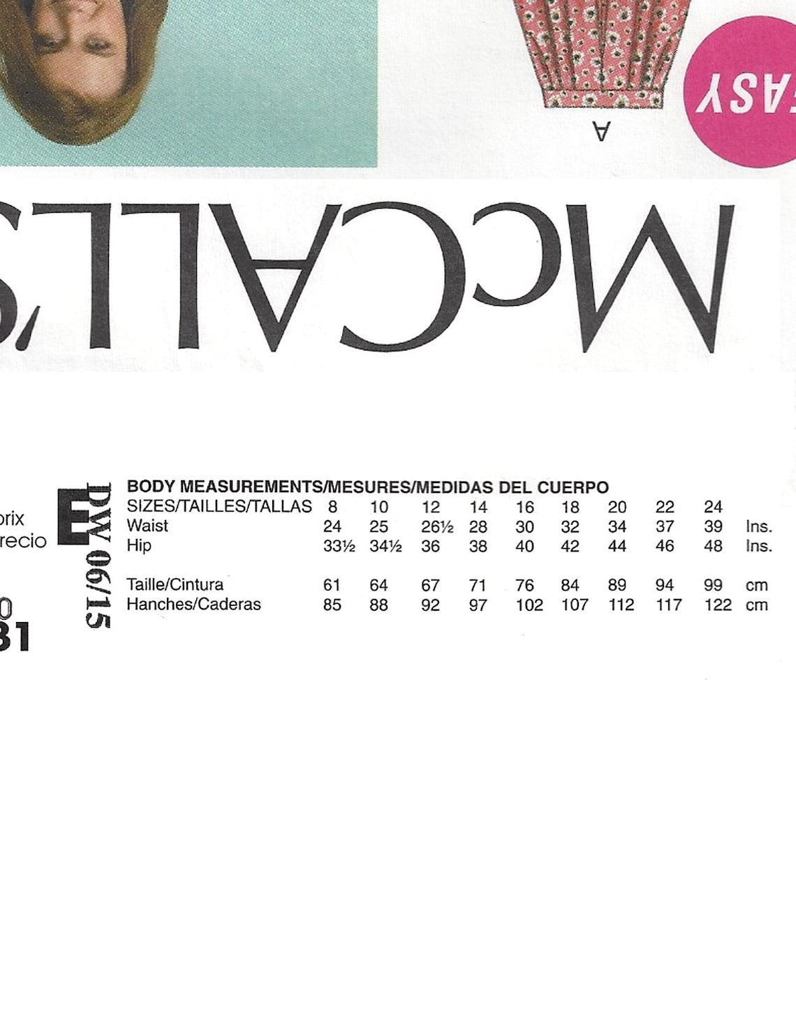 McCalls MC 7129 B5 (8 10 12 14 16) naaipatroon voor het naaien, elegant, extravagant, modieus