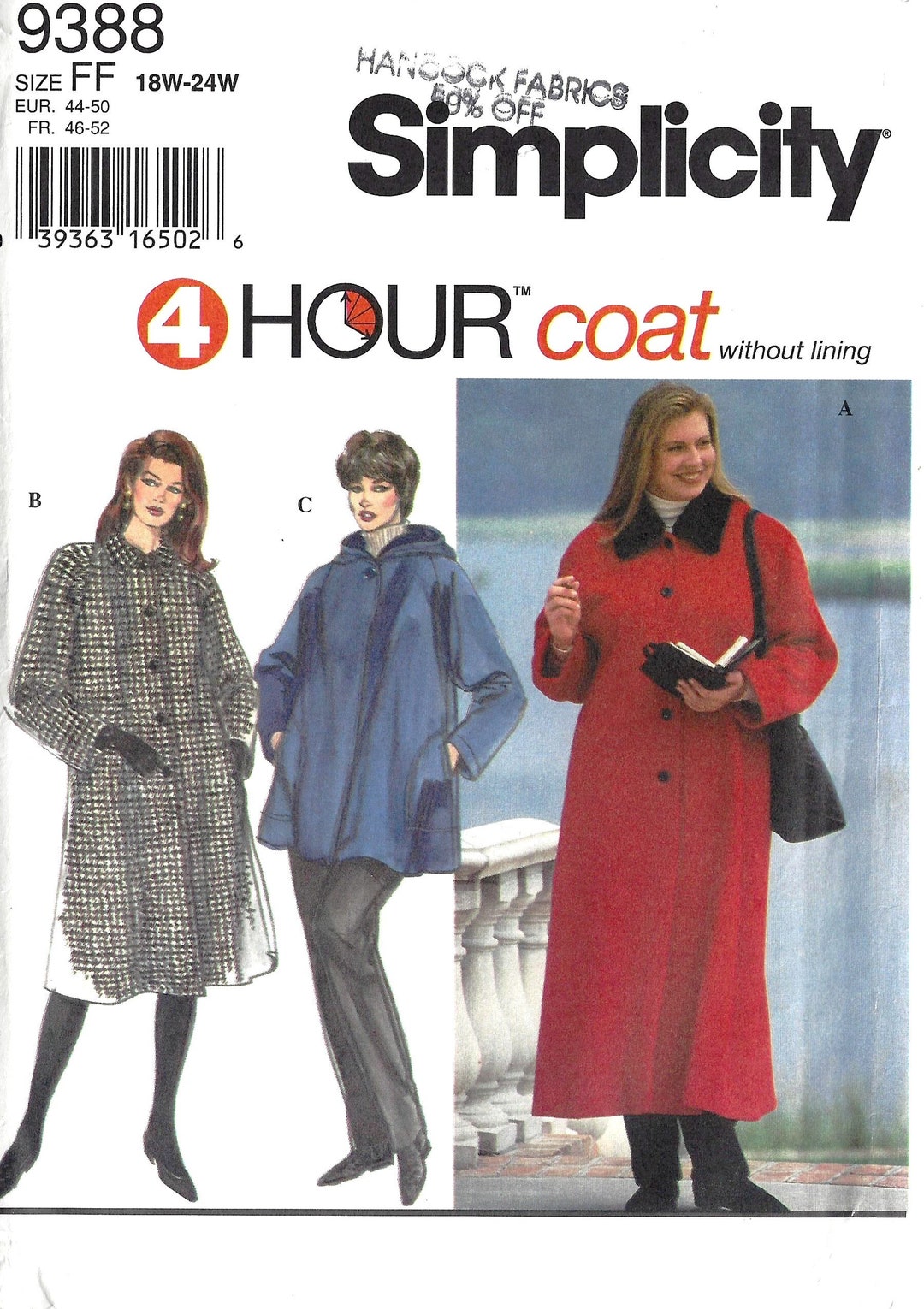 Simplicity 9388 Sewing Pattern Womens Raglan Sleeve Button - Etsy