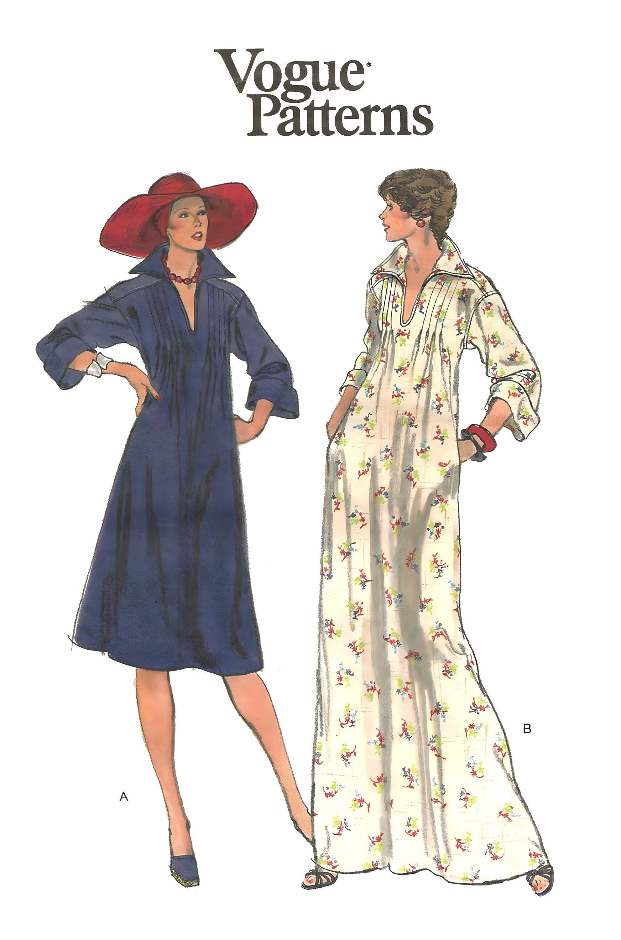 Pintuck Front Dress Sewing Pattern - Etsy