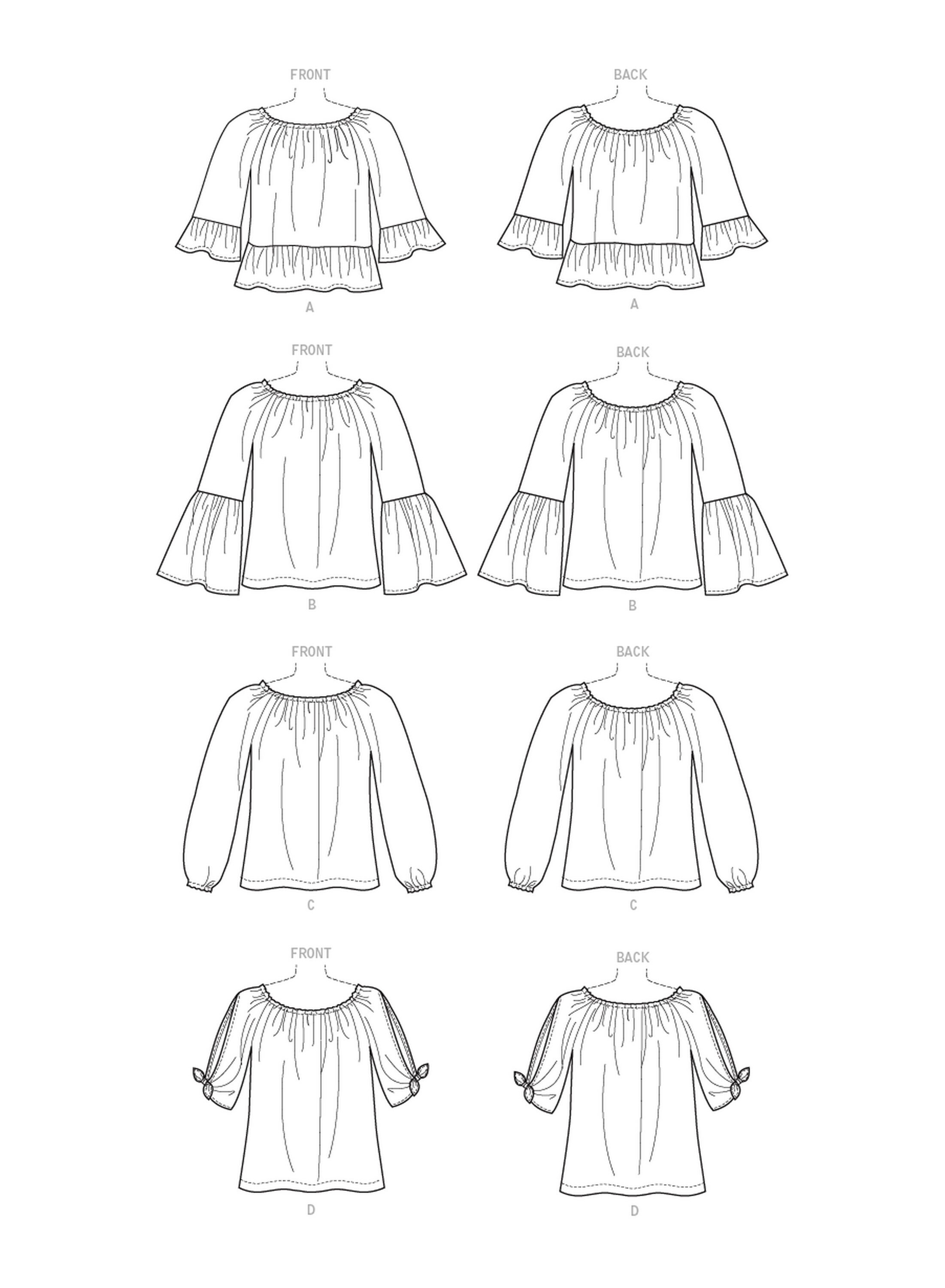 Butterick B6455 Sewing Pattern Misses Fast and Easy Loose Fitting ...