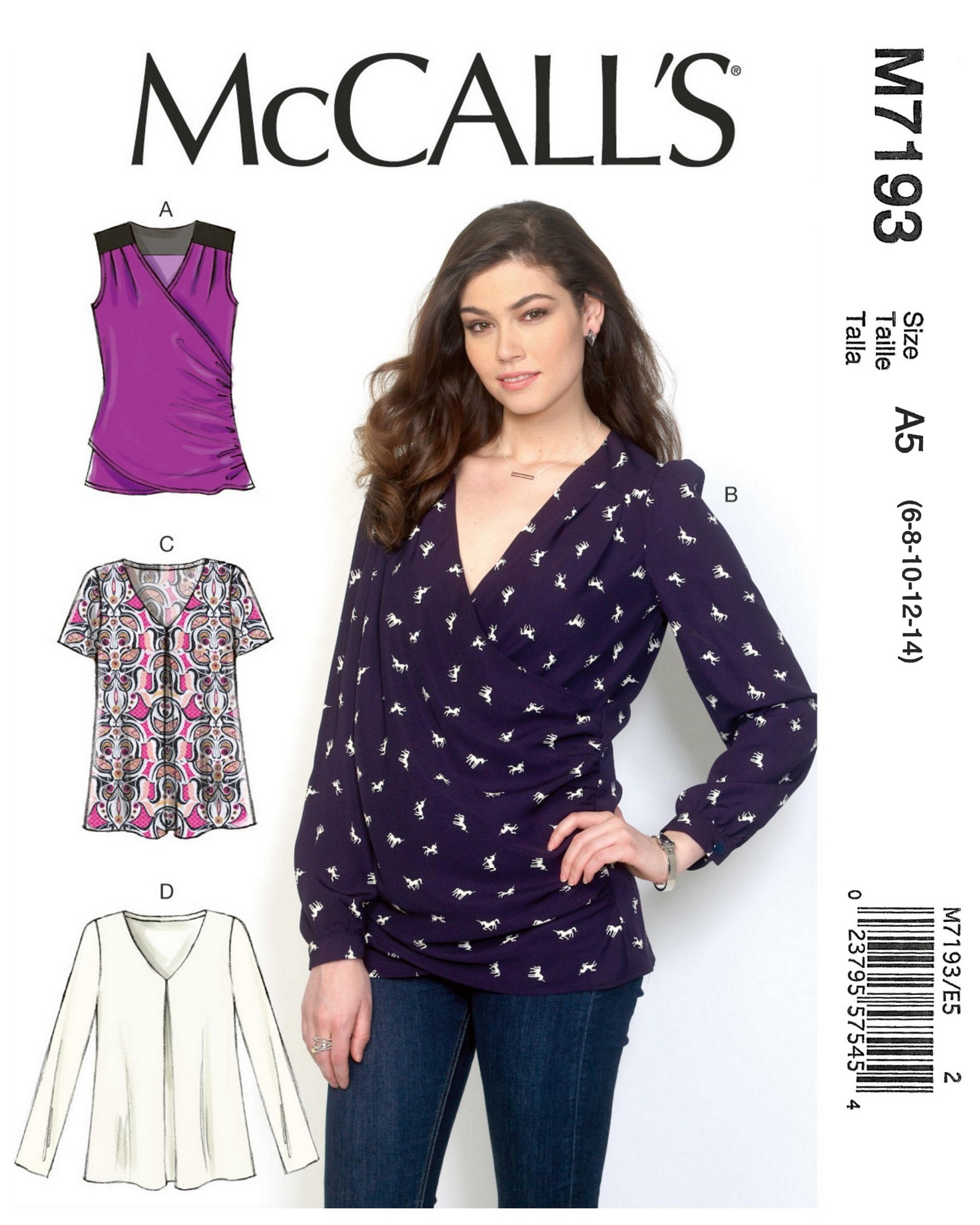 Side Gathered Blouse Pattern - Etsy