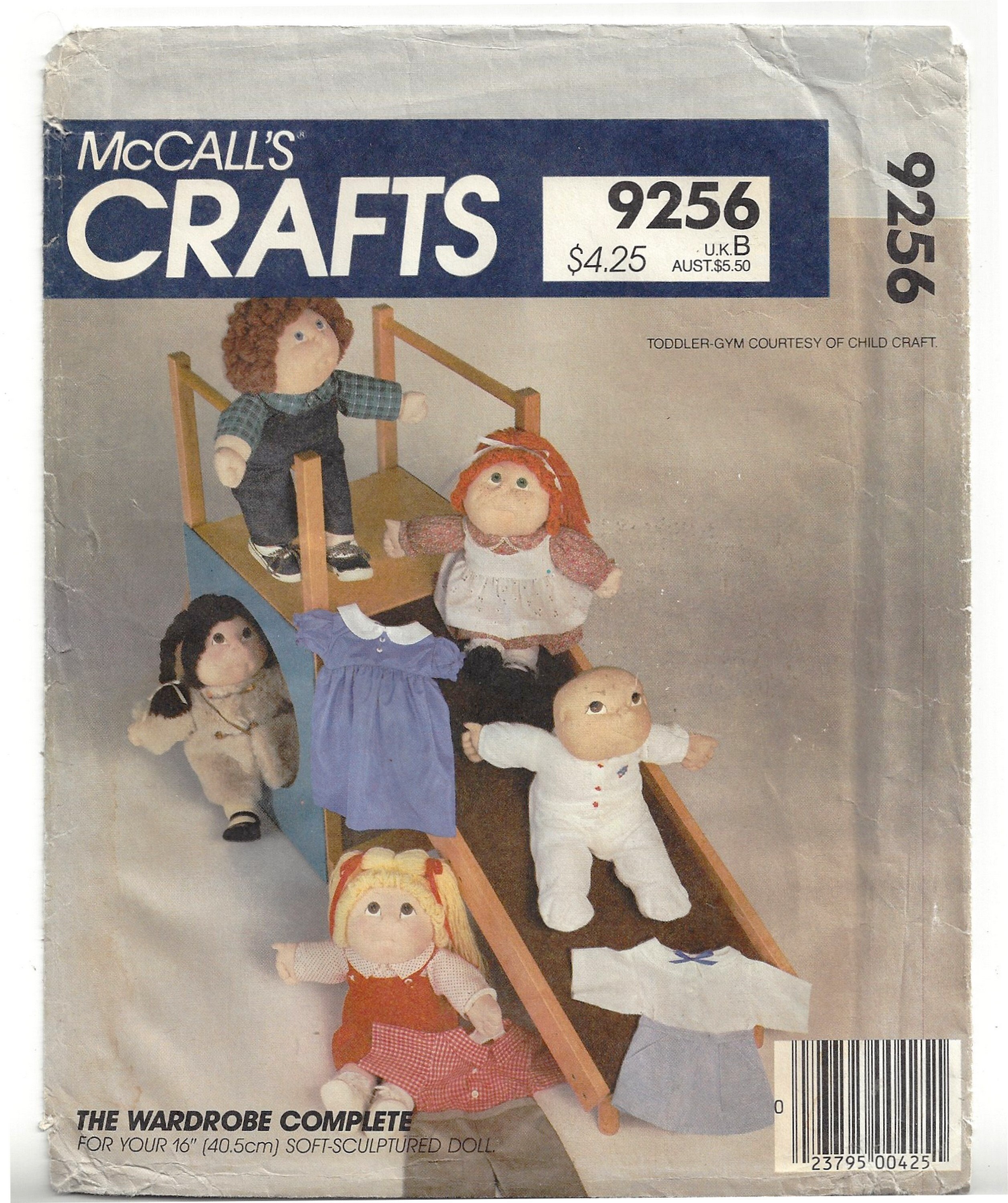 Mccalls 9256 Sewing Pattern Wardrobe for 16” and 18” Soft Sculptured ...