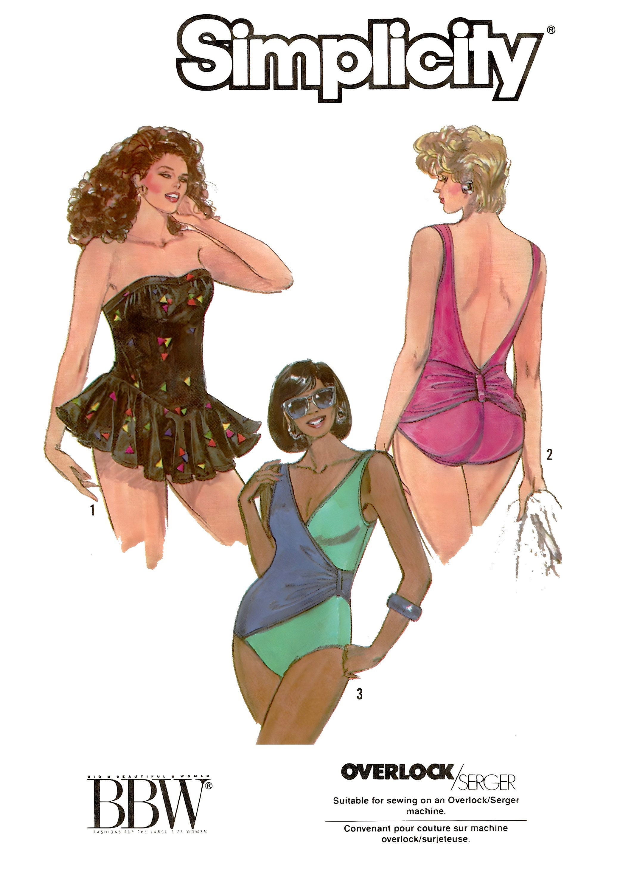 Simplicity 9212 Sewing Pattern Womens Plus Size Vintage 80s Simplicity 9212 Sewing Pattern Womens Plus Size Vintage 80s