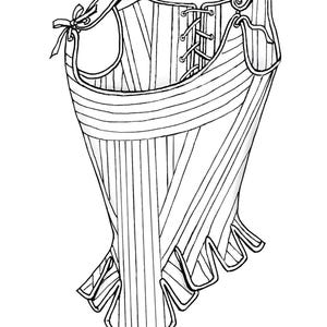 Butterick B4254 Sewing Pattern for Misses Making History Close Fitting Lined Stays and Corsets Uncut image 2