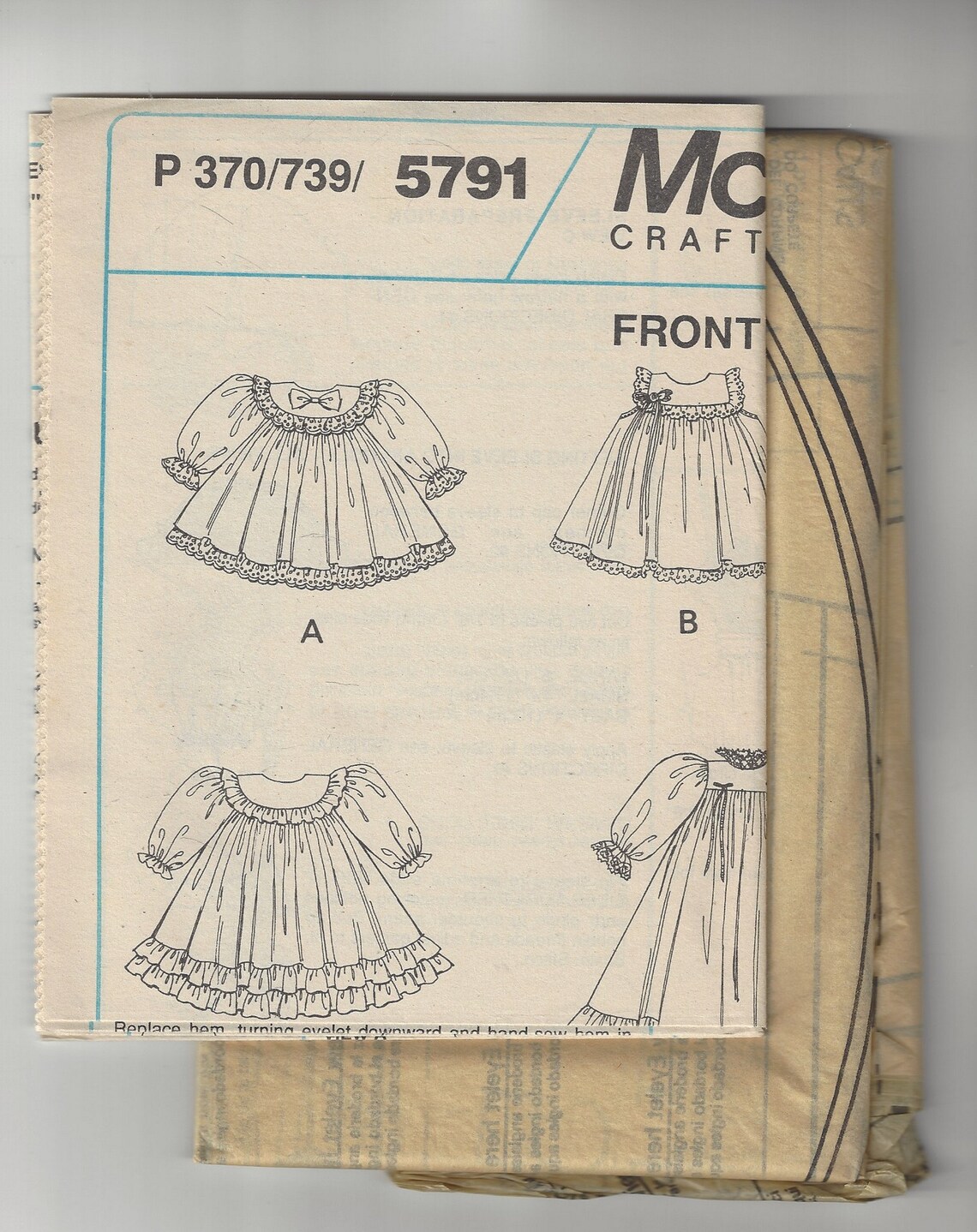 Mccalls 5791 Sewing Pattern for Bunny Wear Clothes to Fit Your | Etsy