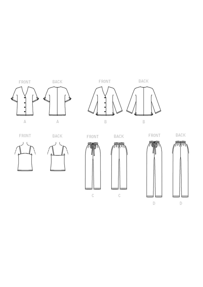 Butterick 3886 Sewing Pattern Misses Easy Jacket and Pants See and Sew ...