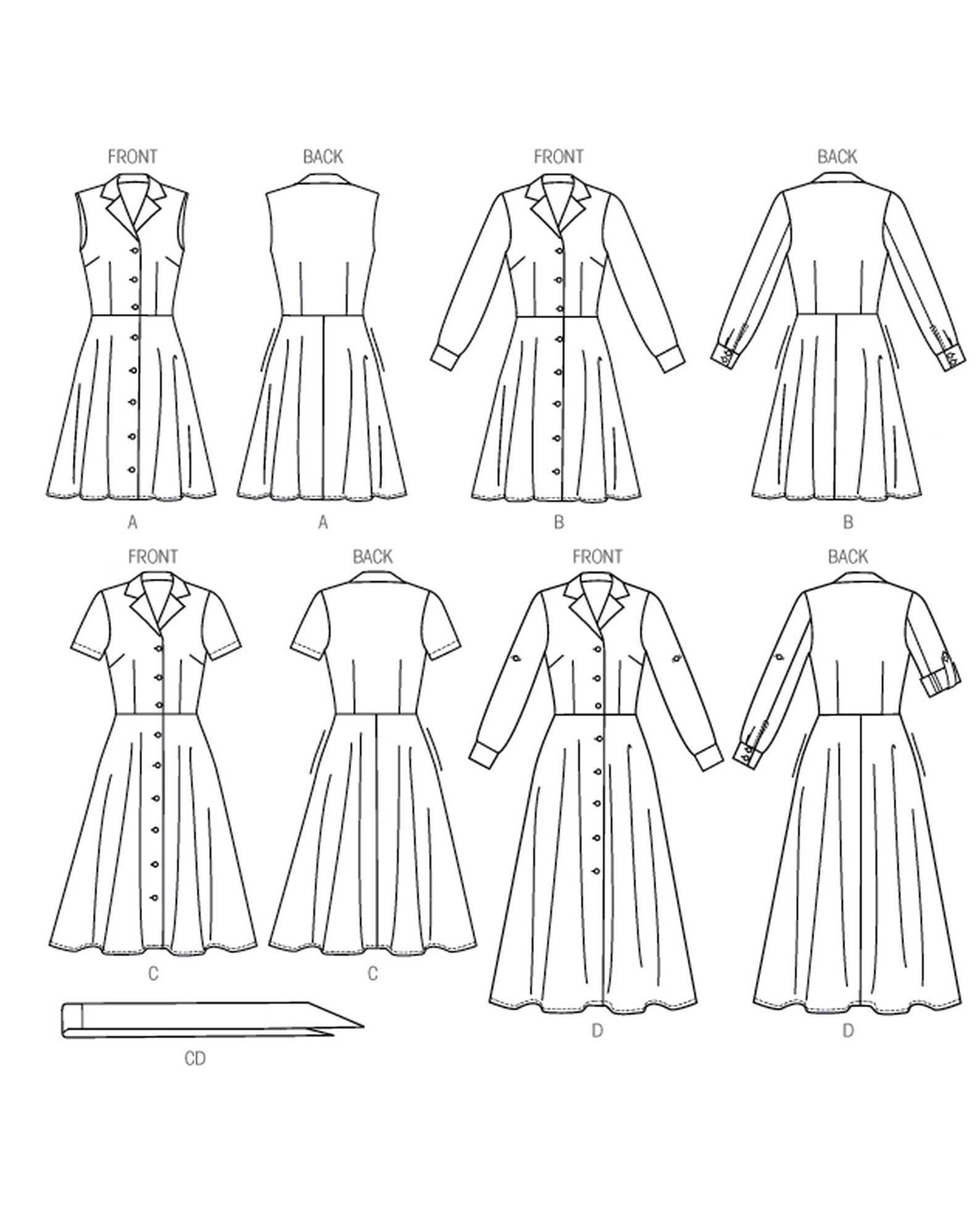 Mccalls M6891 Sewing Pattern Misses Notch Collar A-line Button - Etsy