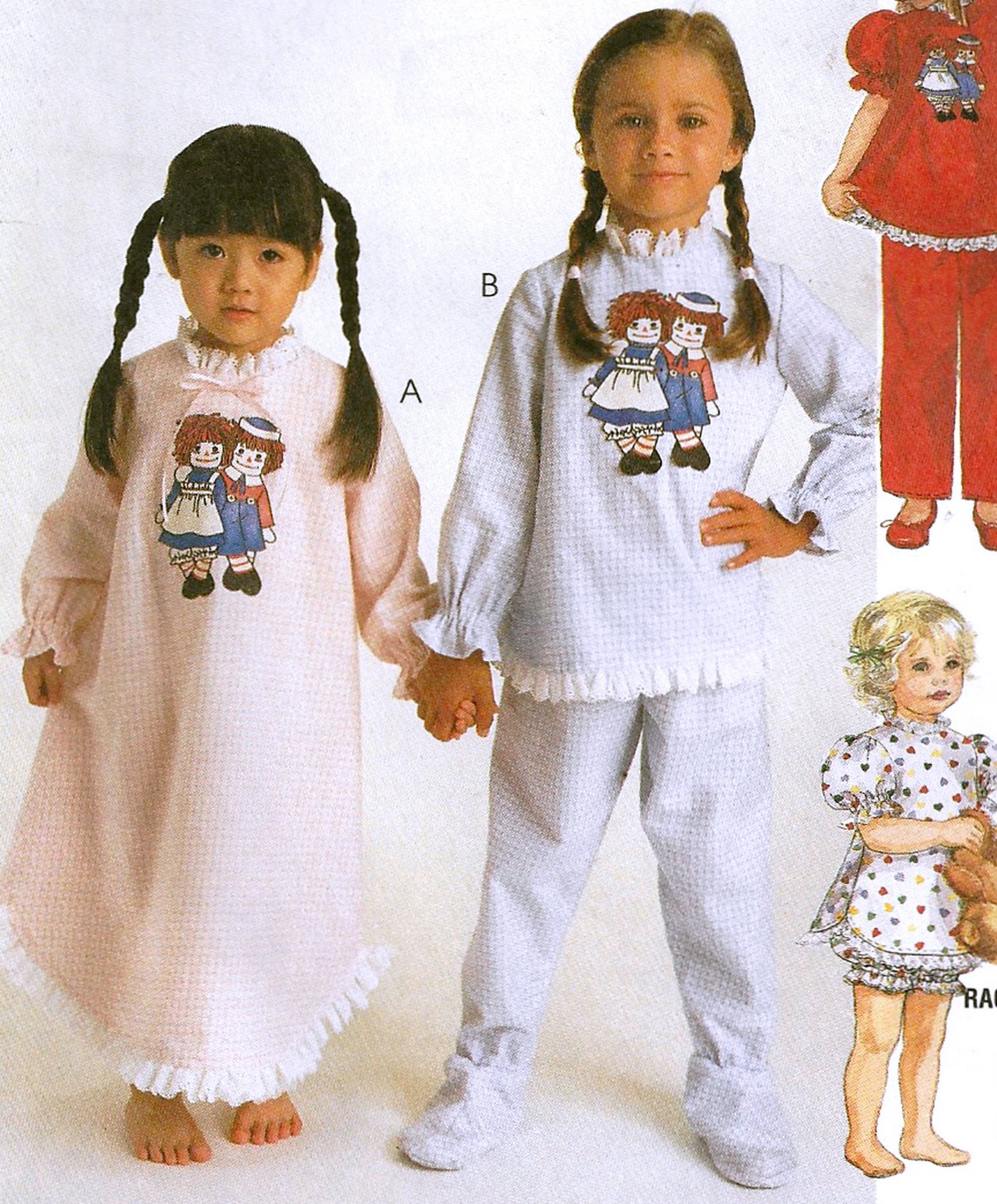 Mccalls 8941 Sewing Pattern Childrens Nightgown Pajamas and Permanent ...