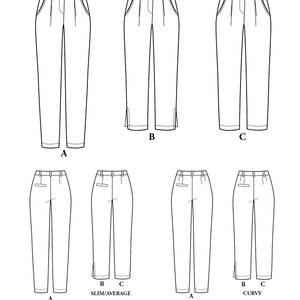 Simplicity S8842 Sewing Pattern Misses Amazing Fit Pants in 2 - Etsy