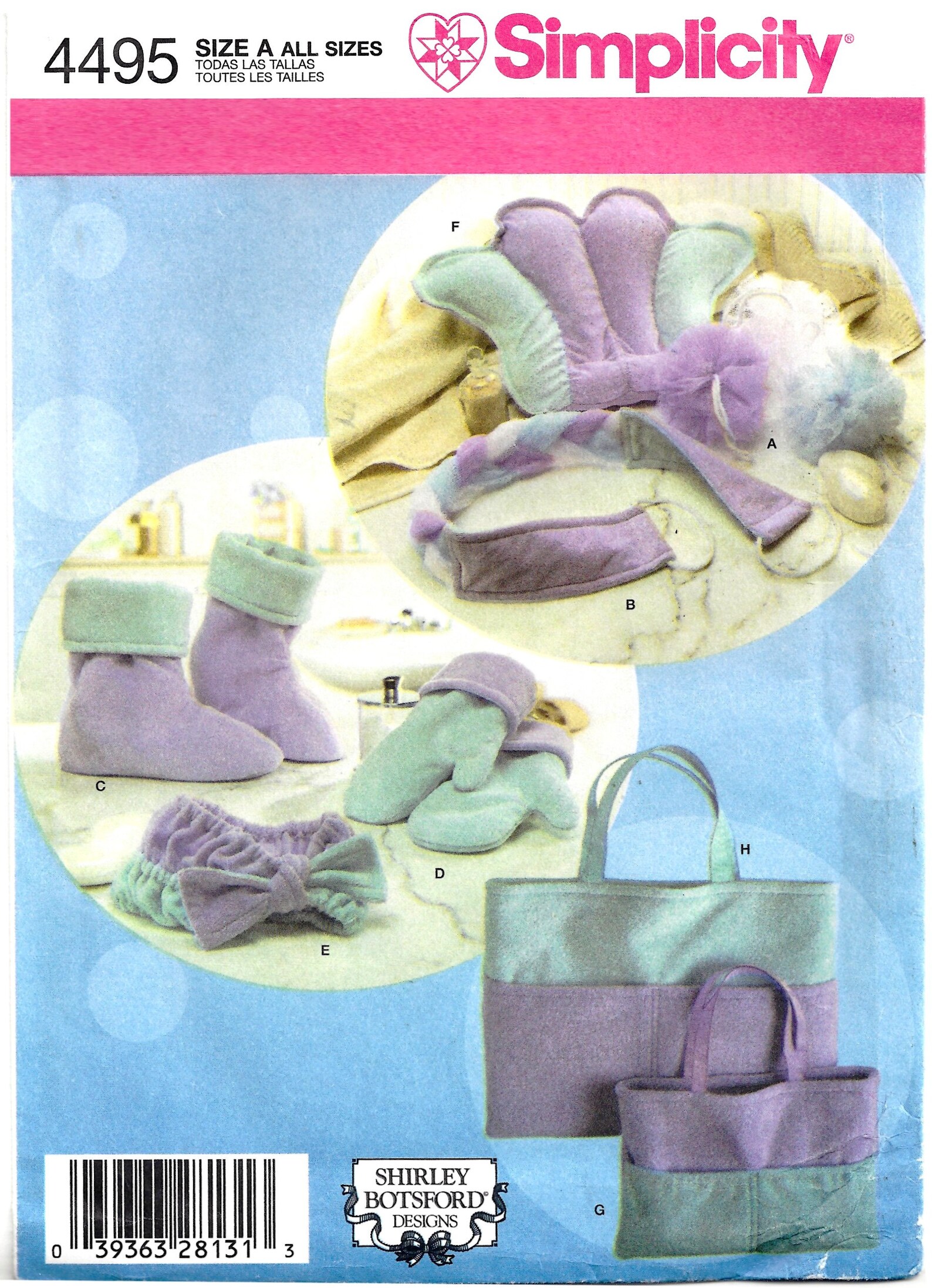 Simplicity 4495 Sewing Pattern for Spa Accessories Manicure - Etsy