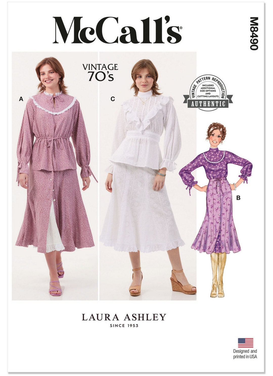 LAURA ASHLEY ピンク レース ストール ASHLEYlauren 11898 – One-Shoulder Satin Gown with Floral Accents