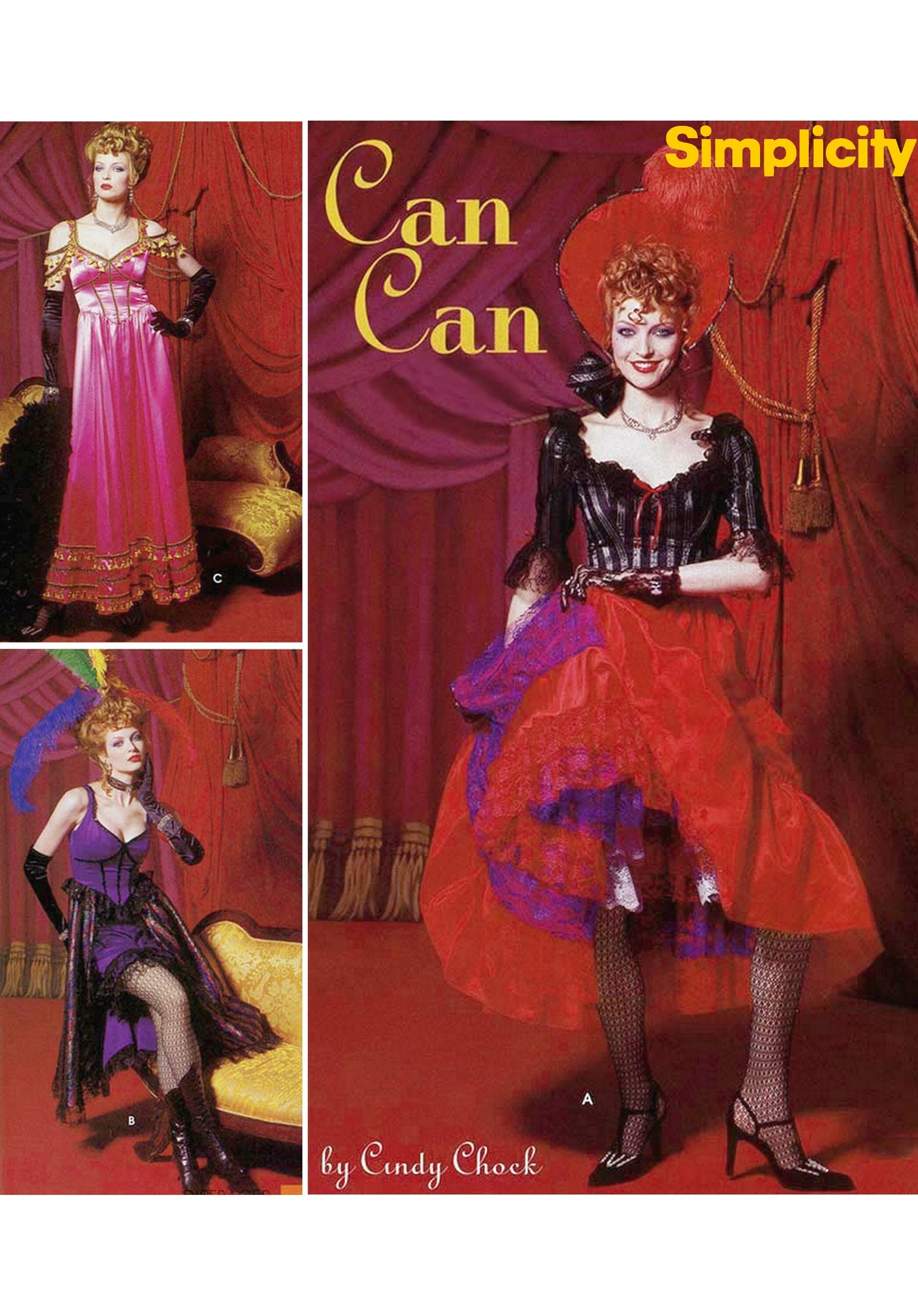 Adult Can-Can in Paris Dancer Costume