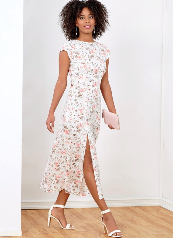New Look N6696 Sewing Pattern for Misses Cap Sleeve Dresses