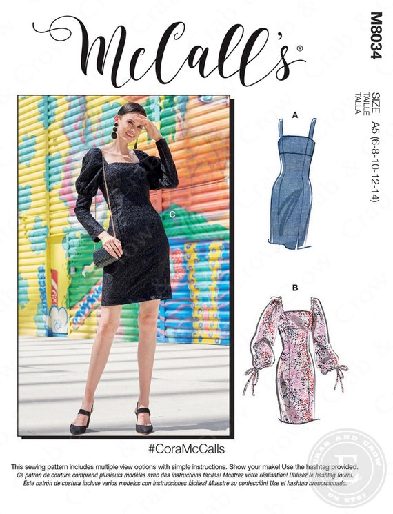 McCall's Misses' Sundress Sewing Pattern Kit, Code M8213, Sizes L-XL-2XL,  Multicolor