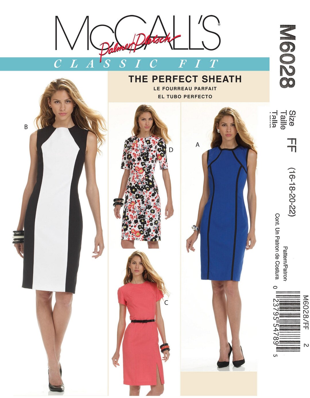 Mccalls M6028 Sewing Pattern Misses Classic Fit Dresses the Perfect ...