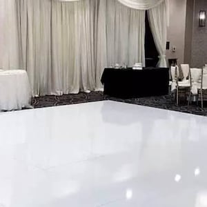 Premium Gloss White Dance Floor Vinyl