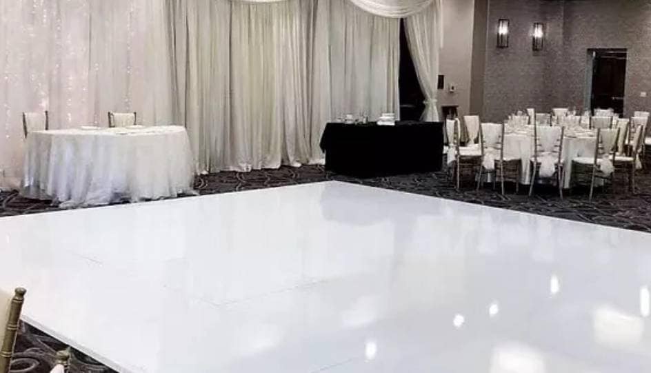 Premium Gloss White Dance Floor Vinyl