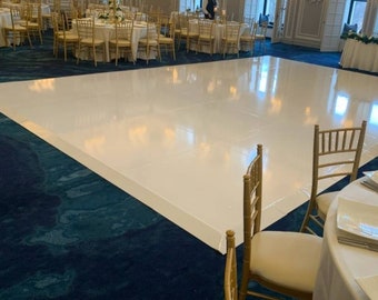 White Dance Floor wrap vinyl roll