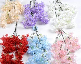 Wholesale fluffy Cherry Blossom Stems: Silk Wedding Centerpiece