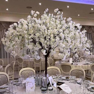 Full lush detachable tree cherry blossom tree artificial tree fake flowers wedding centerpiece table wedding table decor