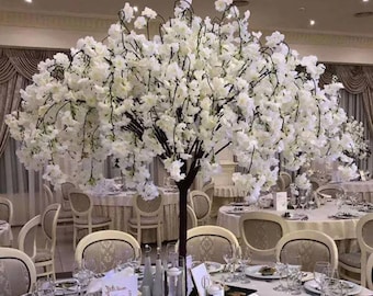 Full lush detachable tree cherry blossom tree artificial tree fake flowers wedding centerpiece table wedding table decor