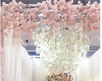 Wholesale Drooping Cherry Blossom Stems: Silk Wedding Centerpiece (140cm)