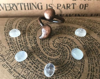 Semicolon Copper Rings (US 8.5, 9, 7.5)