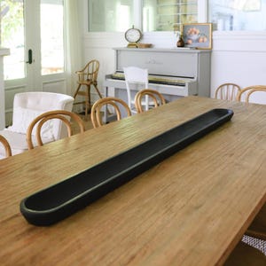 Extra Long Table Centerpiece, Wooden Bowl, Table Decor