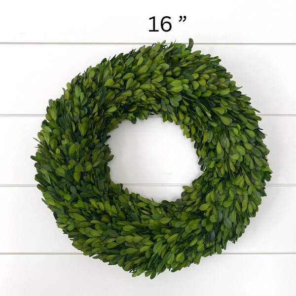 6",8",10",14",16", Boxwood Spring Wreath,  Cabinet Wreath, Window Wreath, Farmhouse Decor, Gift for home, Front Door