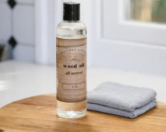 Food-Safe Wood Conditioner | All-Natural Oil for Cutting Boards, Dough Bowls