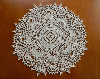 13"-33cm Doily, Mandala, Table-Cover, Centerpiece, Handmade Doily, Crocheted Doily