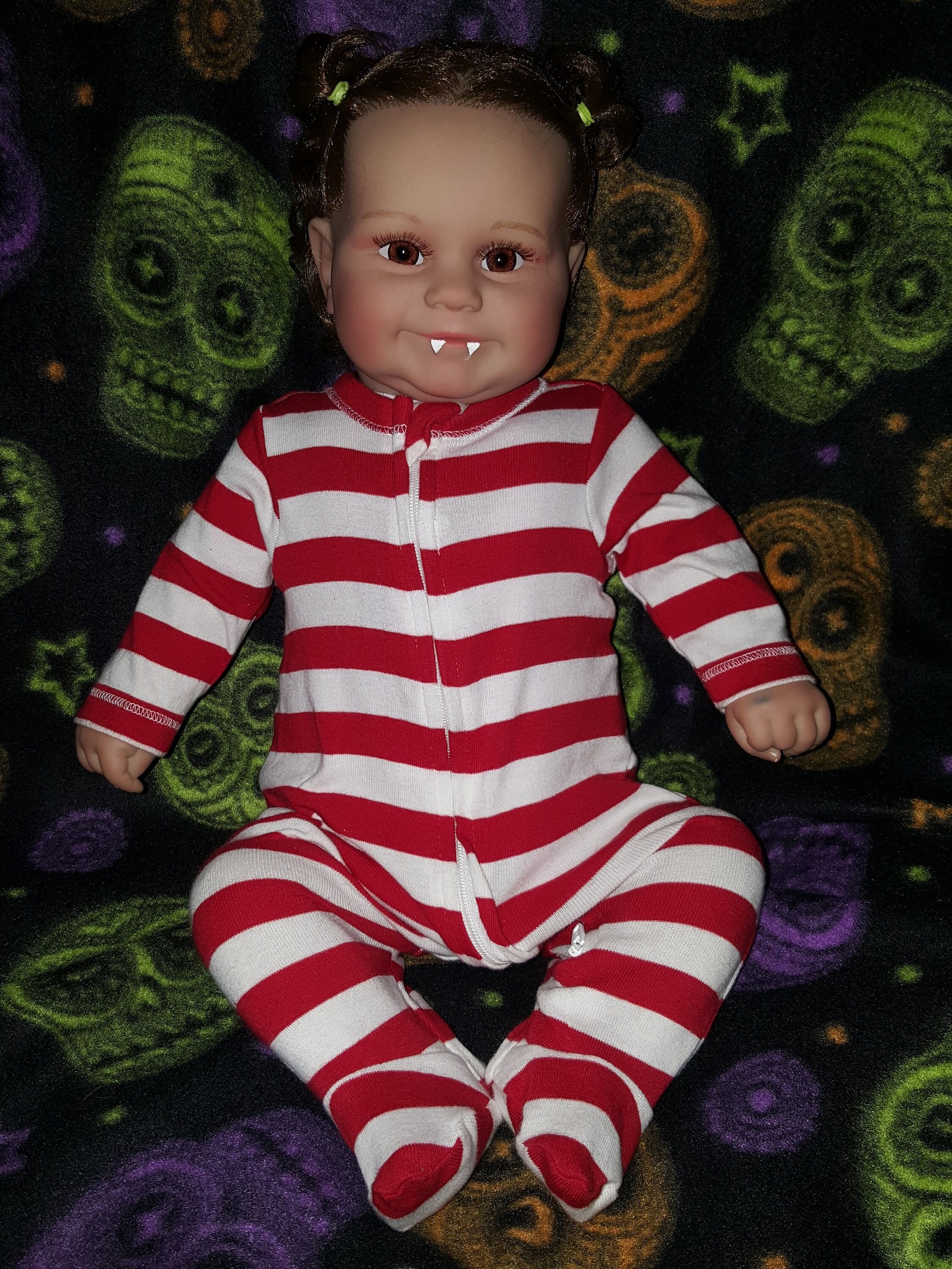 Vampire baby doll with 2024 moving eyes for sale