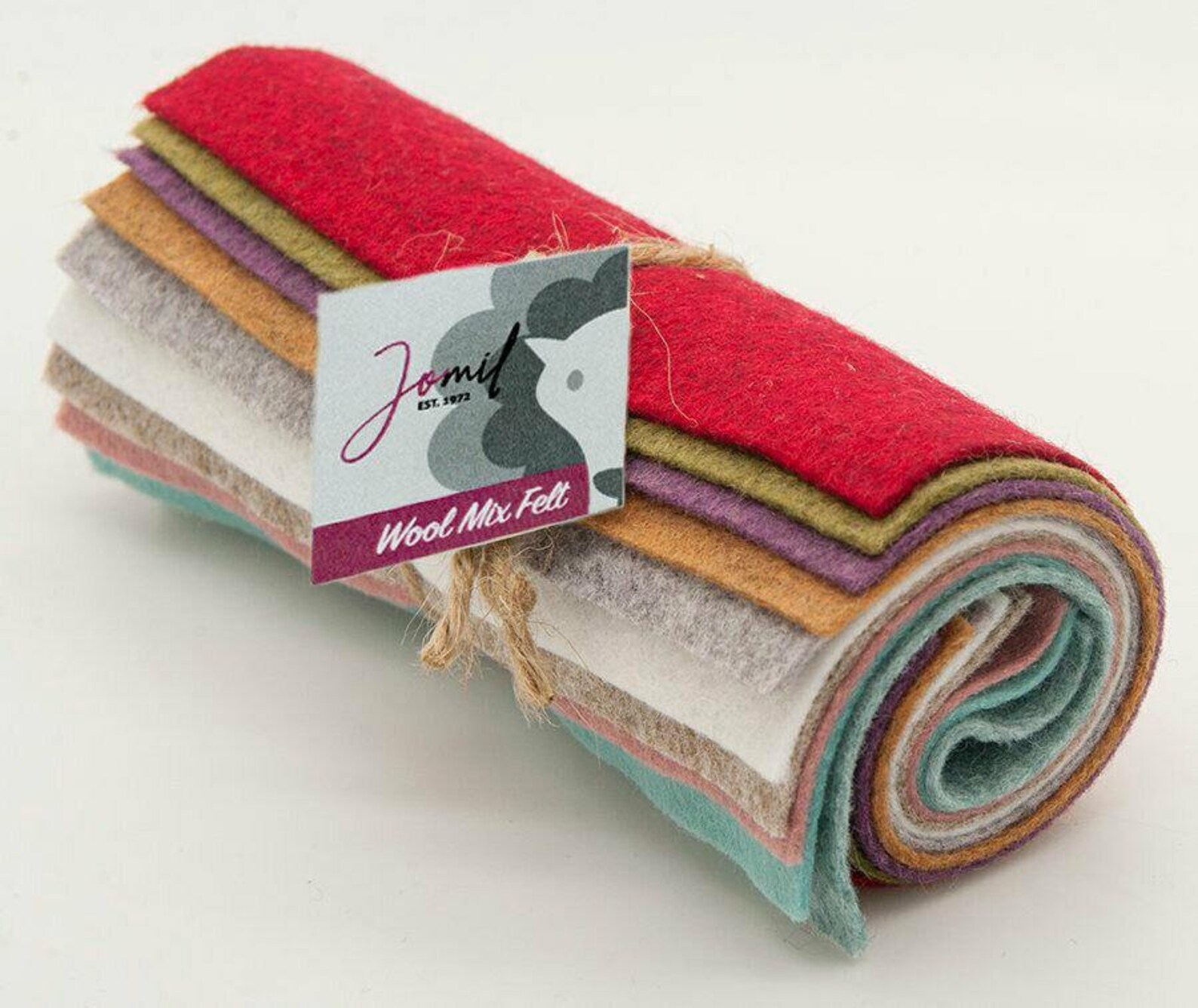 10pcs wool viscose mix felt mini rolls 6 fabric m1486 Etsy
