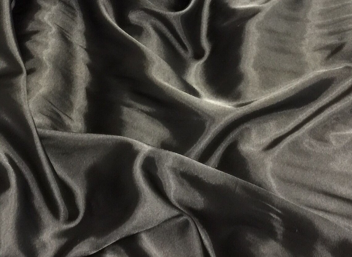 Silky liquid satin fabric plain dress fabric 150cm wide | Etsy