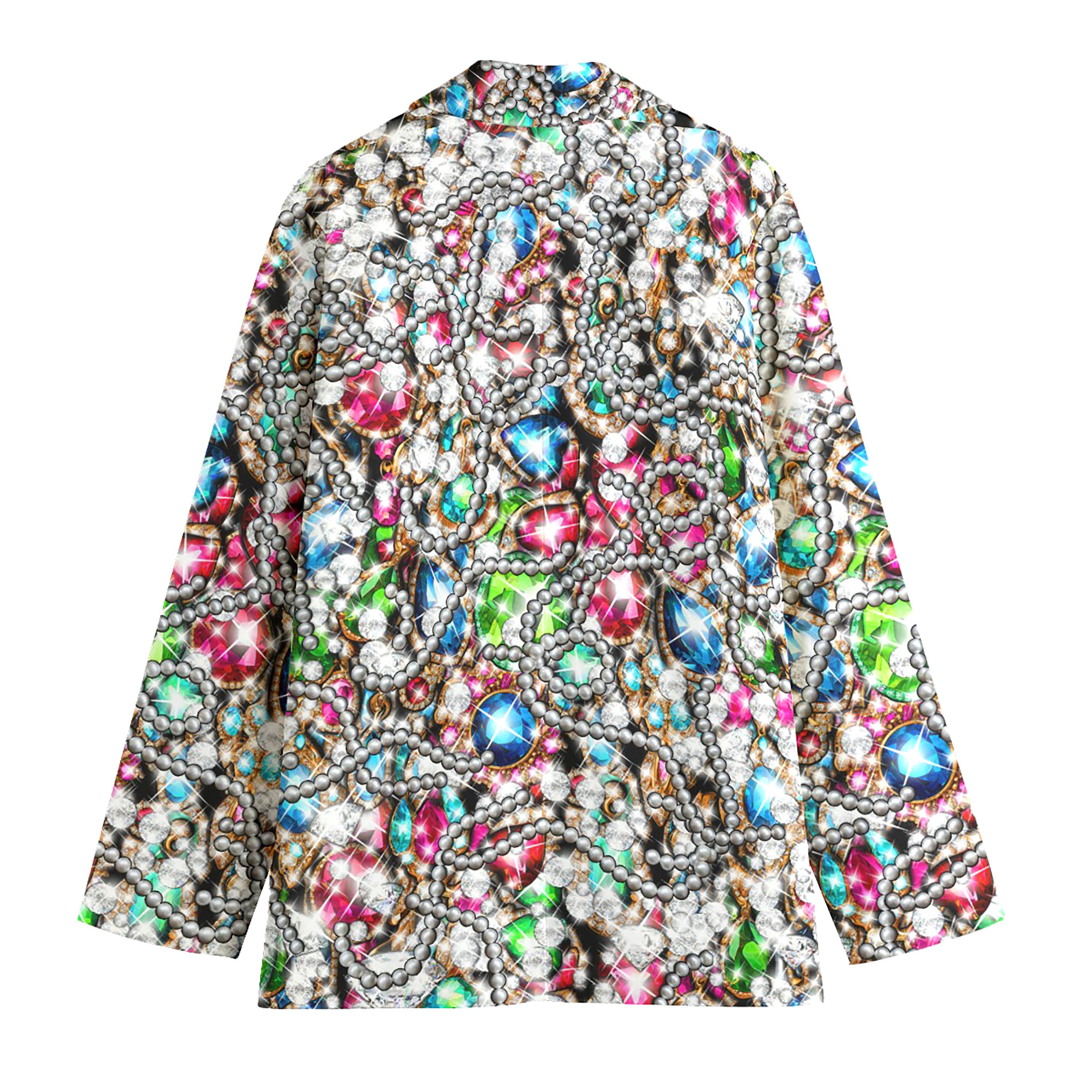Couture Crystal Blazer Jacket
