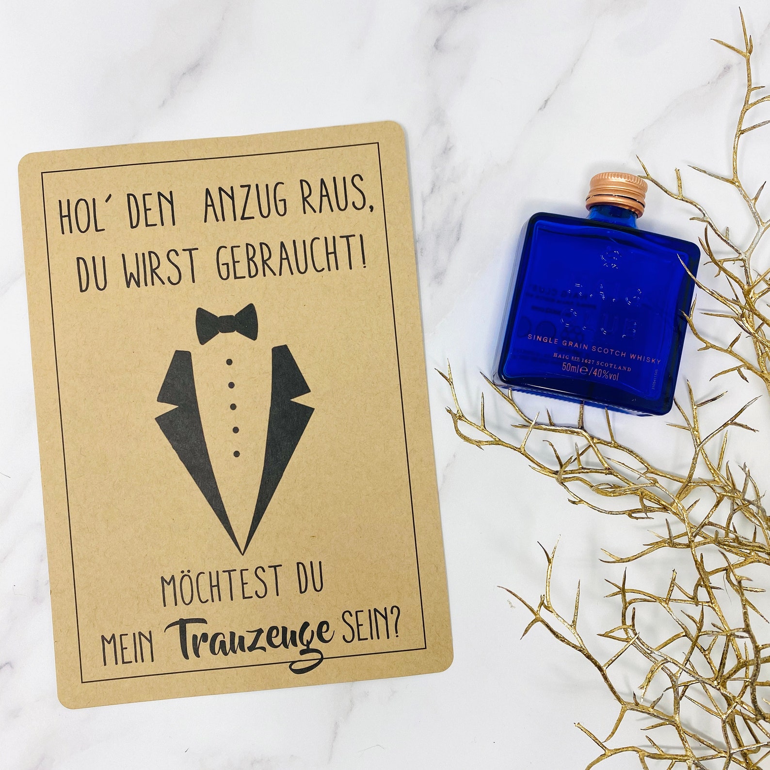 Trauzeuge fragen Karte Hol den Anzug raus du wirst gebraucht | Etsy