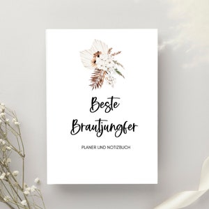Planner and notebook for the bridesmaid - great gift - BOHO - A5
