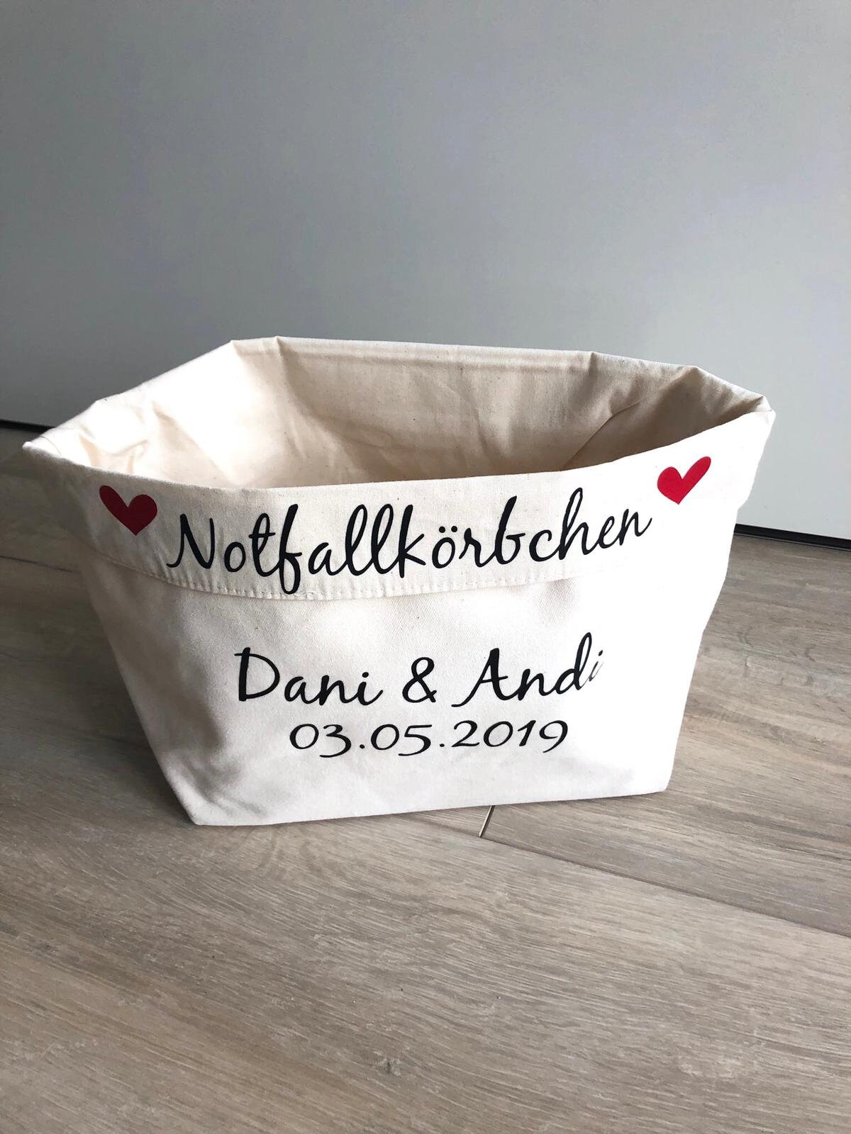 Notfallkörbchen Hochzeit personalisiert Etsy