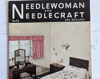 Needlewoman and Needlecraft Magazine No 56 October 1953 Vintage Crafting