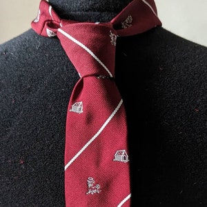 Vintage 1960 Toye, Kenning y Spencer perro personaje corbata corbata peculiar amantes de los perros