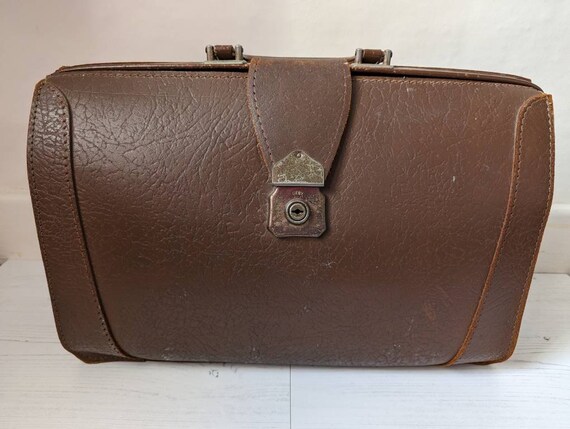 ヴィンテージ ブラウン レザー ブリーフケース 書類ケース - Etsy 日本 
